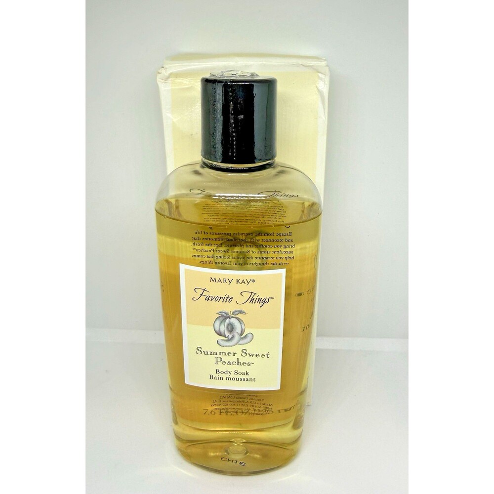 Mary Kay Favorite Things Summer Sweet Peaches Body Soak 7.6 Oz New NIB Retired